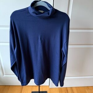 L.L. Bean Men's Deep Blue Turtleneck, XL